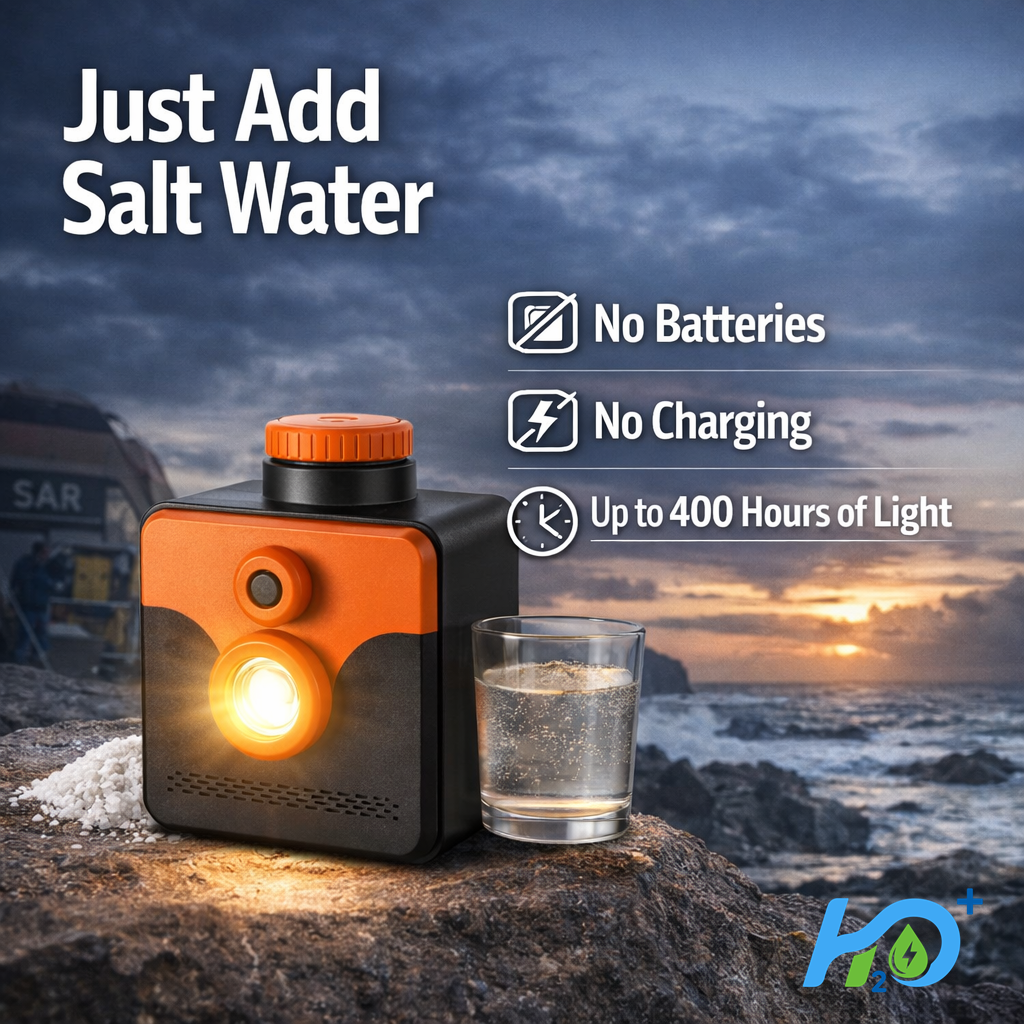 Salt Water Lamp,Outdoor Lanterns Camping Essentials,Powered by Aalt Water with no Batteries Required,400H Continuous Lighting,IP67 Waterproof Lamp for Power Outages,Hurricane and Hiking