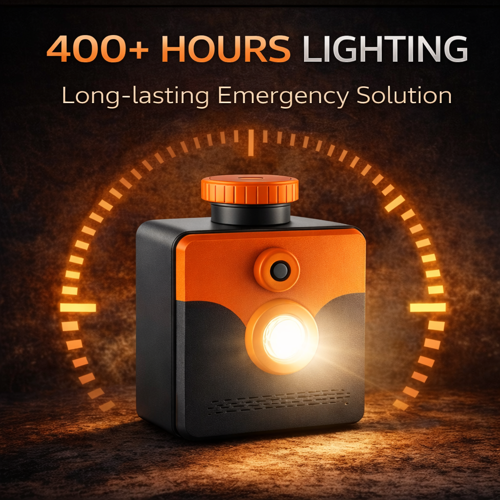 Salt Water Lamp,Outdoor Lanterns Camping Essentials,Powered by Aalt Water with no Batteries Required,400H Continuous Lighting,IP67 Waterproof Lamp for Power Outages,Hurricane and Hiking